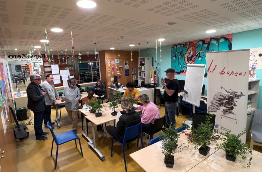 TALLER JUVENIL DE BONSAIS ORGANITZAT PER LA AJUNTAMENT DE LES FRANQUESES DEL VALLÈS