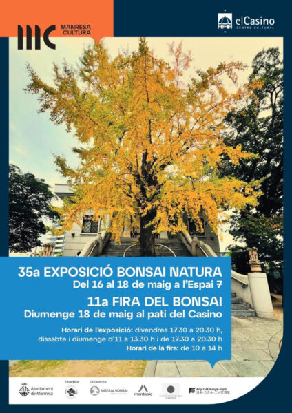EXPOSICIÓ I FIRA-MERCAT DE BONSAIS MANRESA CULTURA